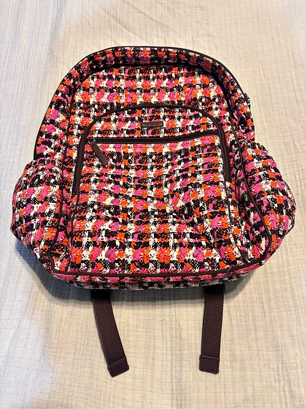 Vera Bradley Campus Tech Backpack in Houndstooth Tweed